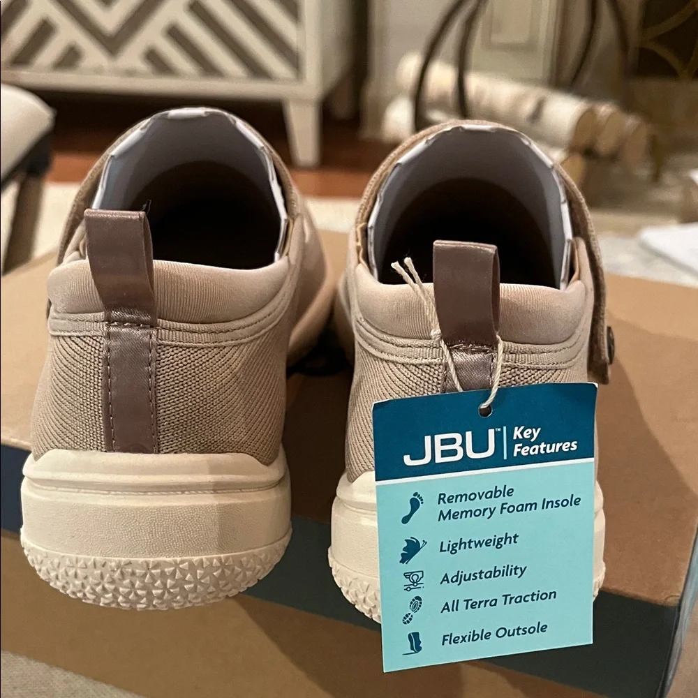 JBU Taupe Merry Knit Mary Janes/NIB/9.5M - Picture 8 of 14